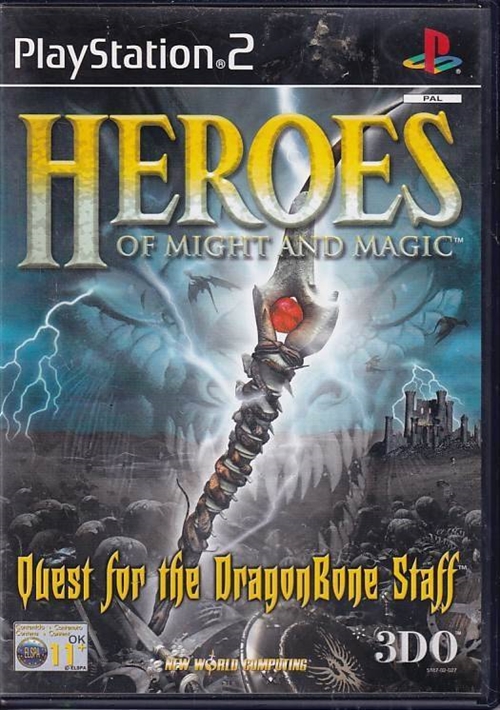 Heroes of Might and Magic: Quest for the Dragon Bone Staff - PS2 (B Grade) (Genbrug)